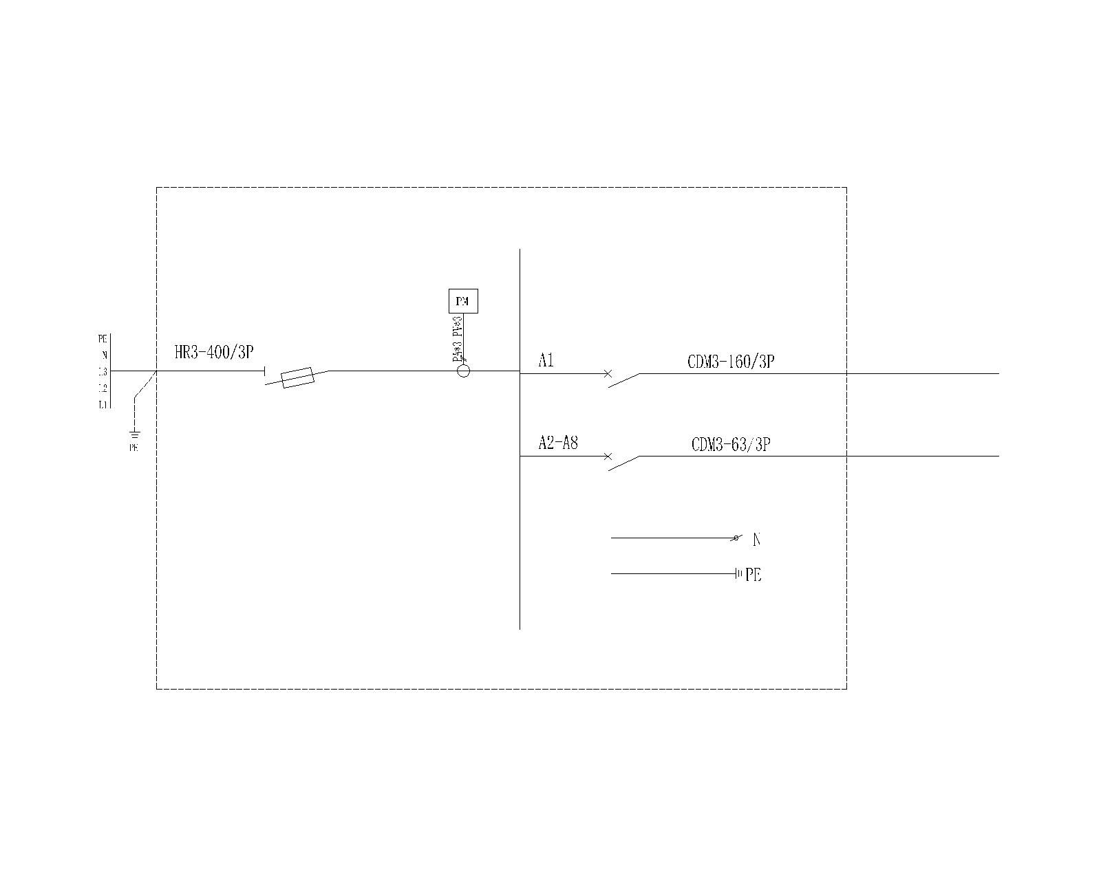 XL21动力柜 德力西 400A 8回路